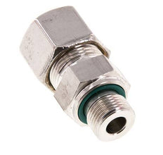 G 3/8'' Außengewinde x 14S Edelstahl-Kompressionsverschraubung mit FKM-Dichtung 630 bar DIN 2353