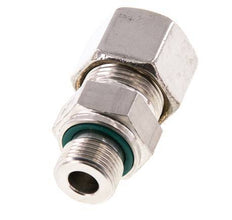 G 3/8'' Außengewinde x 14S Edelstahl-Kompressionsverschraubung mit FKM-Dichtung 630 bar DIN 2353