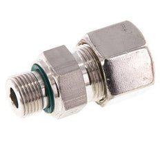 G 3/8'' Außengewinde x 14S Edelstahl-Kompressionsverschraubung mit FKM-Dichtung 630 bar DIN 2353
