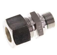 G 3/8'' Außengewinde x 15L Edelstahl-Verschraubung mit FKM-Dichtung 315 bar DIN 2353