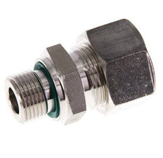 G 3/8'' Außengewinde x 15L Edelstahl-Verschraubung mit FKM-Dichtung 315 bar DIN 2353