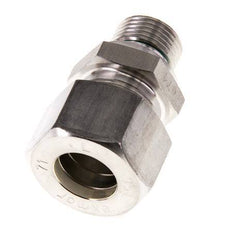 G 3/8'' Außengewinde x 15L Edelstahl-Verschraubung mit FKM-Dichtung 315 bar DIN 2353