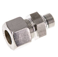 G 3/8'' Außengewinde x 16S Edelstahl-Kompressionsverschraubung mit FKM-Dichtung 400 bar DIN 2353