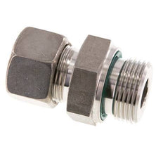 G 1'' Außengewinde x 20S Edelstahl Verschraubung mit FKM Dichtung 400 Bar DIN 2353