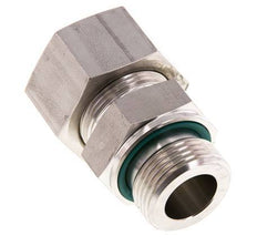G 1'' Außengewinde x 25S Edelstahl Verschraubung mit FKM Dichtung 400 Bar DIN 2353