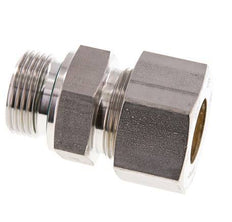 G 1'' Außengewinde x 25S Edelstahl Verschraubung mit FKM Dichtung 400 Bar DIN 2353