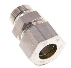 G 1'' Außengewinde x 25S Edelstahl Verschraubung mit FKM Dichtung 400 Bar DIN 2353