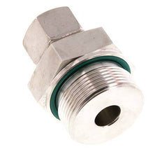G 1 1/2'' Außengewinde x 20S Edelstahl-Kompressionsverschraubung mit FKM-Dichtung 400 bar DIN 2353