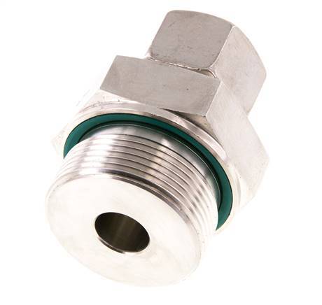 G 1 1/2'' Außengewinde x 20S Edelstahl-Kompressionsverschraubung mit FKM-Dichtung 400 bar DIN 2353