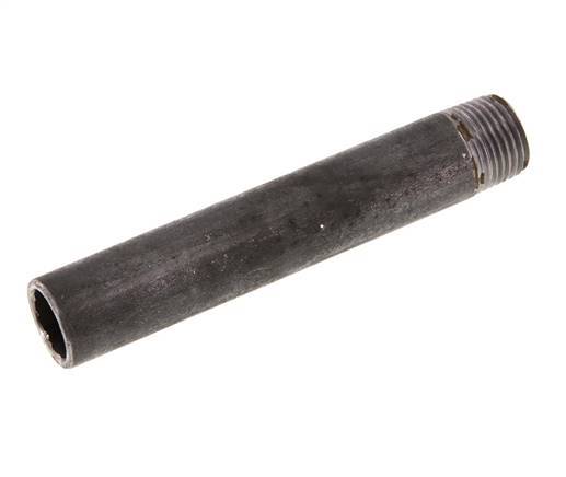 R 1/2'' Male x 21.3mm Steel Pipe Nipple with Welding End 50 Bar DIN 2982 - 120mm [2 Pieces]