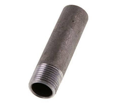 R 1/2'' Male x 21.3mm Steel Pipe Nipple with Welding End 50 Bar DIN 2982 - 80mm [5 Pieces]