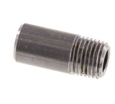 R 1/4'' Male x 13.5mm Steel Pipe Nipple with Welding End 50 Bar DIN 2982 - 30mm [5 Pieces]