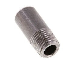 R 1/4'' Male x 13.5mm Steel Pipe Nipple with Welding End 50 Bar DIN 2982 - 30mm [5 Pieces]
