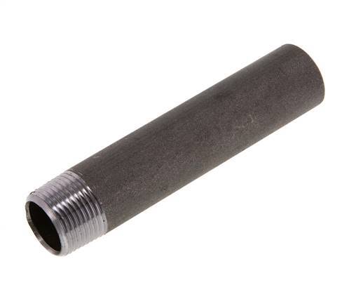 R 3/4'' Male x 26.9mm Steel Pipe Nipple with Welding End 50 Bar DIN 2982 - 120mm [2 Pieces]