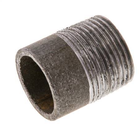 R 3/4'' Male x 26.9mm Steel Pipe Nipple with Welding End 50 Bar DIN 2982 - 30mm [2 Pieces]
