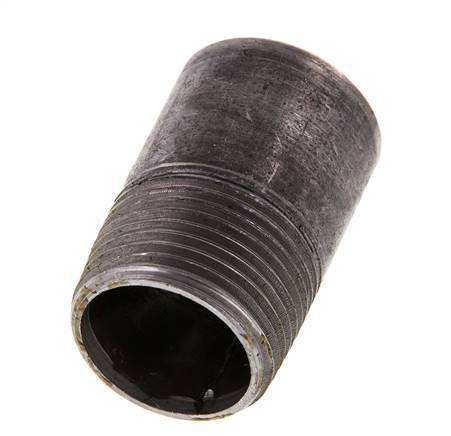 R 3/4'' Male x 26.9mm Steel Pipe Nipple with Welding End 50 Bar DIN 2982 - 40mm [5 Pieces]
