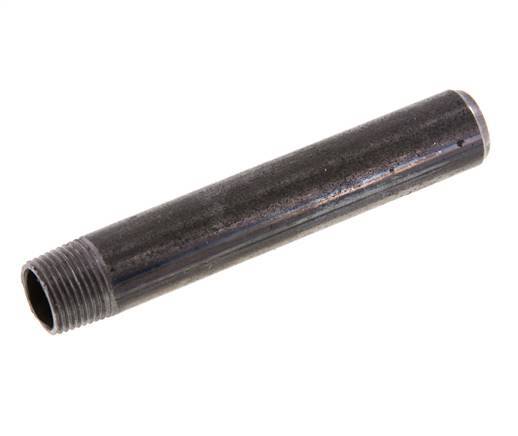R 3/8'' Male x 17.2mm Steel Pipe Nipple with Welding End 50 Bar DIN 2982 - 100mm [2 Pieces]