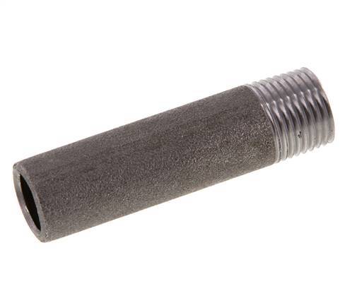 R 3/8'' Male x 17.2mm Steel Pipe Nipple with Welding End 50 Bar DIN 2982 - 60mm [2 Pieces]