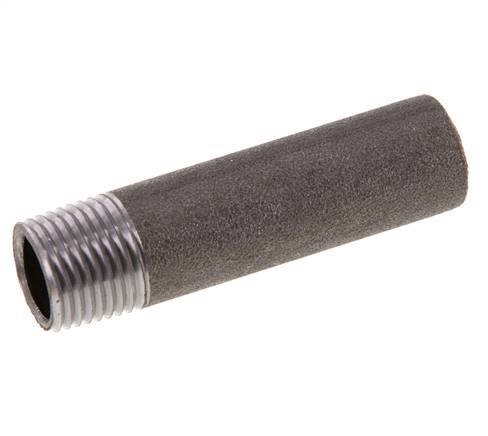 R 3/8'' Male x 17.2mm Steel Pipe Nipple with Welding End 50 Bar DIN 2982 - 60mm [2 Pieces]