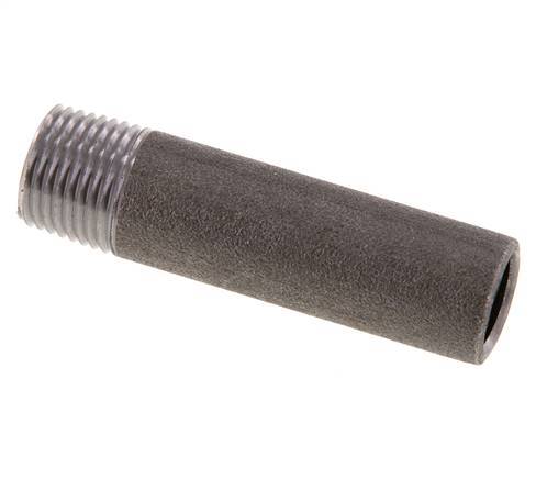 R 3/8'' Male x 17.2mm Steel Pipe Nipple with Welding End 50 Bar DIN 2982 - 60mm [2 Pieces]