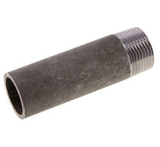 R 1'' Male x 33.7mm Steel Pipe Nipple with Welding End 50 Bar DIN 2982 - 100mm [2 Pieces]