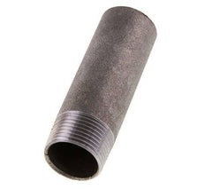 R 1'' Male x 33.7mm Steel Pipe Nipple with Welding End 50 Bar DIN 2982 - 100mm [2 Pieces]