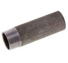 R 1'' Male x 33.7mm Steel Pipe Nipple with Welding End 50 Bar DIN 2982 - 100mm [2 Pieces]