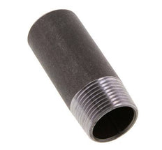 R 1'' Male x 33.7mm Steel Pipe Nipple with Welding End 50 Bar DIN 2982 - 80mm [2 Pieces]