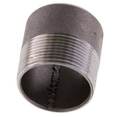 R 1 1/2'' Male x 48.3mm Steel Pipe Nipple with Welding End 50 Bar DIN 2982 - 50mm [2 Pieces]