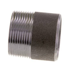 R 1 1/2'' Male x 48.3mm Steel Pipe Nipple with Welding End 50 Bar DIN 2982 - 50mm [2 Pieces]