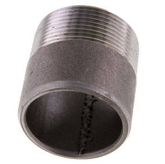 R 1 1/2'' Male x 48.3mm Steel Pipe Nipple with Welding End 50 Bar DIN 2982 - 50mm [2 Pieces]
