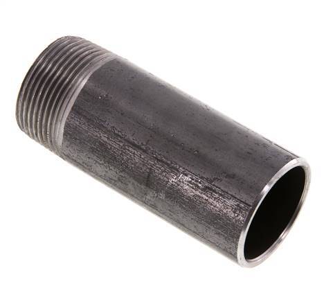 R 1 1/4'' Außengewinde x 42,4mm Stahlrohrnippel mit Anschweißende 50 bar DIN 2982 - 100mm [2 Stück]