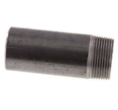 R 1 1/4'' Außengewinde x 42,4mm Stahlrohrnippel mit Anschweißende 50 bar DIN 2982 - 100mm [2 Stück]