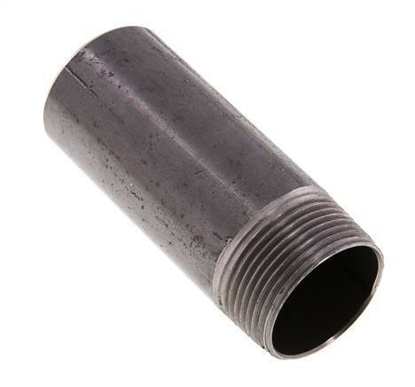 R 1 1/4'' Außengewinde x 42,4mm Stahlrohrnippel mit Anschweißende 50 bar DIN 2982 - 100mm [2 Stück]