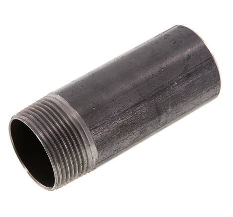 R 1 1/4'' Außengewinde x 42,4mm Stahlrohrnippel mit Anschweißende 50 bar DIN 2982 - 100mm [2 Stück]