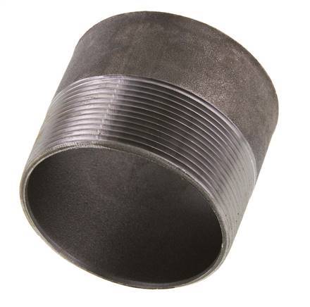 R 2 1/2'' Male x 76.1mm Steel Pipe Nipple with Welding End 50 Bar DIN 2982 - 60mm [2 Pieces]
