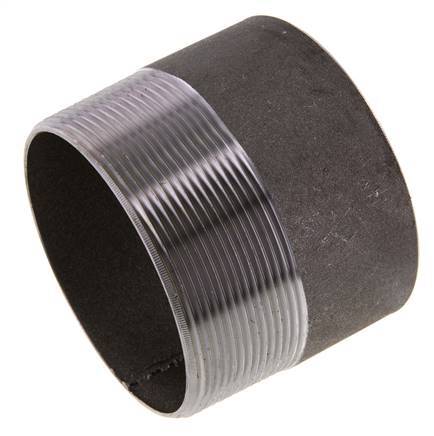 R 3'' Male x 88.9mm Steel Pipe Nipple with Welding End 50 Bar DIN 2982 - 70mm