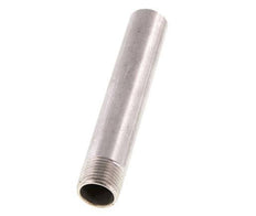 R 1/2'' Male x 21.3mm Stainless steel Pipe Nipple with Welding End 20 Bar DIN 2982 - 120mm