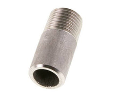 R 1/4'' Male x 13.5mm Stainless steel Pipe Nipple with Welding End 20 Bar DIN 2982 - 30mm [2 Pieces]