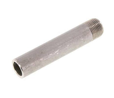 R 3/8'' Male x 17.2mm Stainless steel Pipe Nipple with Welding End 20 Bar DIN 2982 - 80mm