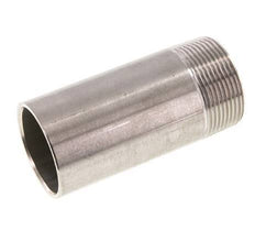 R 1 1/2'' Male x 48.3mm Stainless steel Pipe Nipple with Welding End 20 Bar DIN 2982 - 100mm