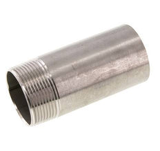 R 1 1/2'' Male x 48.3mm Stainless steel Pipe Nipple with Welding End 20 Bar DIN 2982 - 100mm