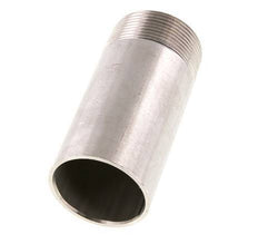 R 1 1/2'' Male x 48.3mm Stainless steel Pipe Nipple with Welding End 20 Bar DIN 2982 - 100mm