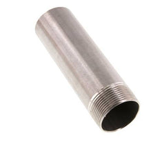 R 1 1/2'' Male x 48.3mm Stainless steel Pipe Nipple with Welding End 20 Bar DIN 2982 - 150mm