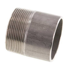 R 2'' Male x 60.3mm Stainless steel Pipe Nipple with Welding End 20 Bar DIN 2982 - 60mm