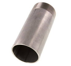 R 2 1/2'' Male x 76.1mm Stainless steel Pipe Nipple with Welding End 20 Bar DIN 2982 - 170mm