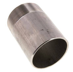 R 3'' Male x 88.9mm Stainless steel Pipe Nipple with Welding End 20 Bar DIN 2982 - 120mm