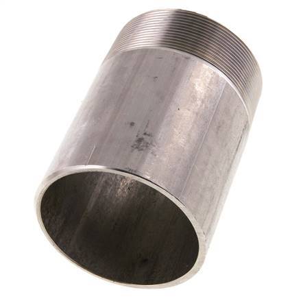 R 3'' Male x 88.9mm Stainless steel Pipe Nipple with Welding End 20 Bar DIN 2982 - 120mm