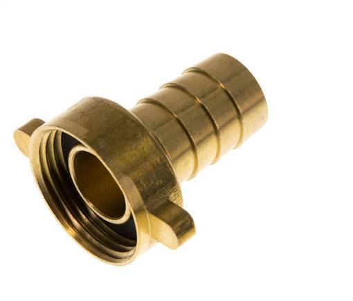 G 3/4'' x 16mm Brass Hose barb with NBR Seal and Wing Nut 16 Bar [2 Pieces]