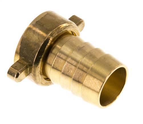 G 3/4'' x 19mm Brass Hose barb with NBR Seal and Wing Nut 16 Bar [2 Pieces]